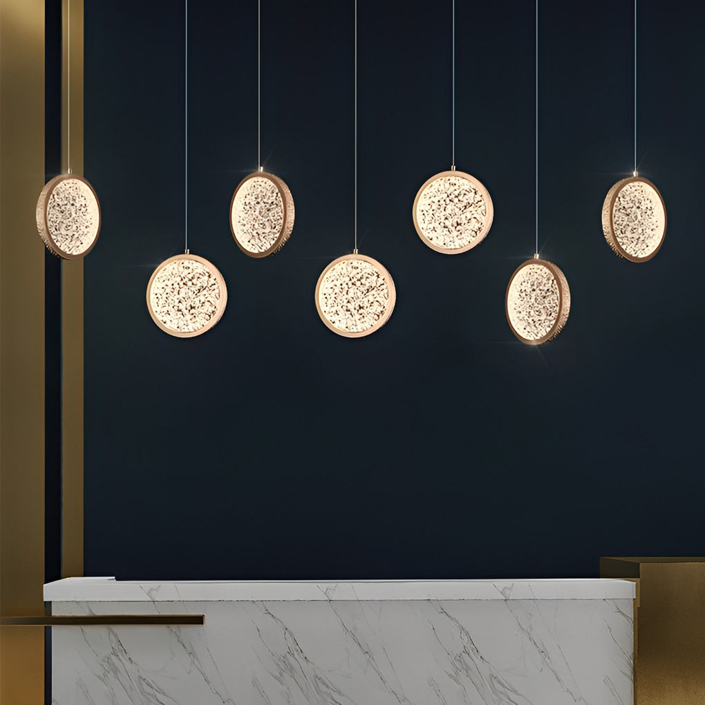 Round Modern Pendant Lights Ha076653