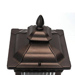 Vintage Waterproof Solar Fence Post Light Ha083051