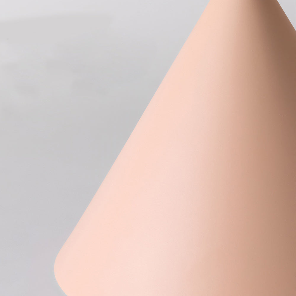 1 Light Resin Pink Figura Arc Pendant Lamp