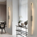 Linear LED Wall Sconce in Matte Black for Modern Interiors