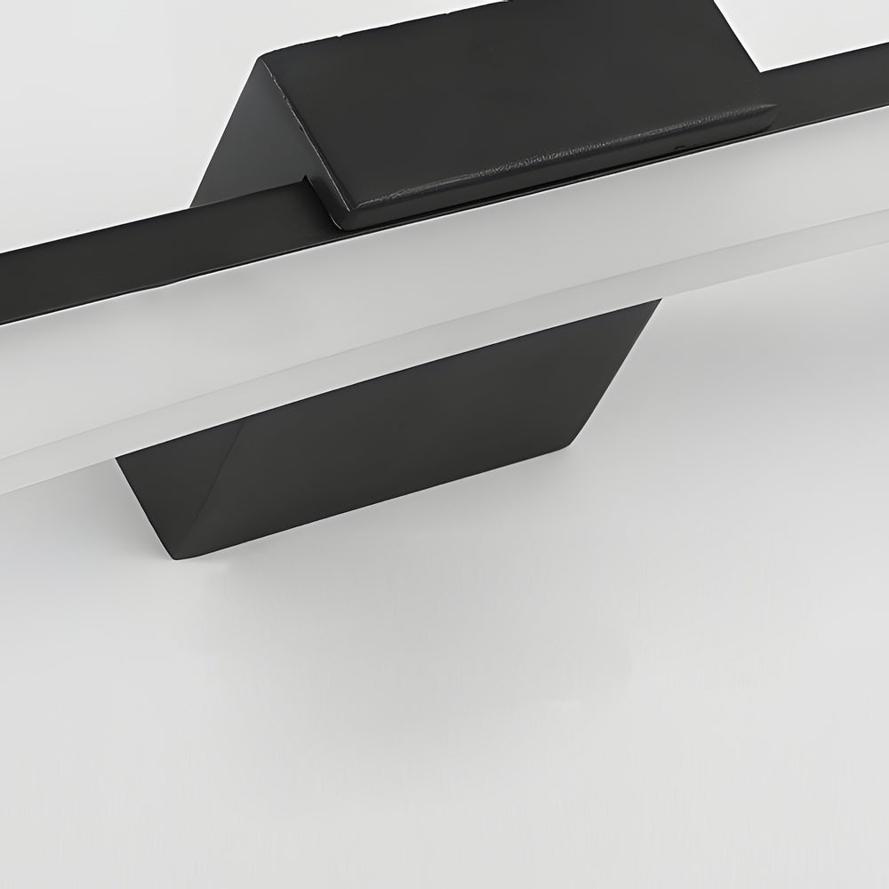 Modern Curved Linear Led Vanity Light For Bathroom