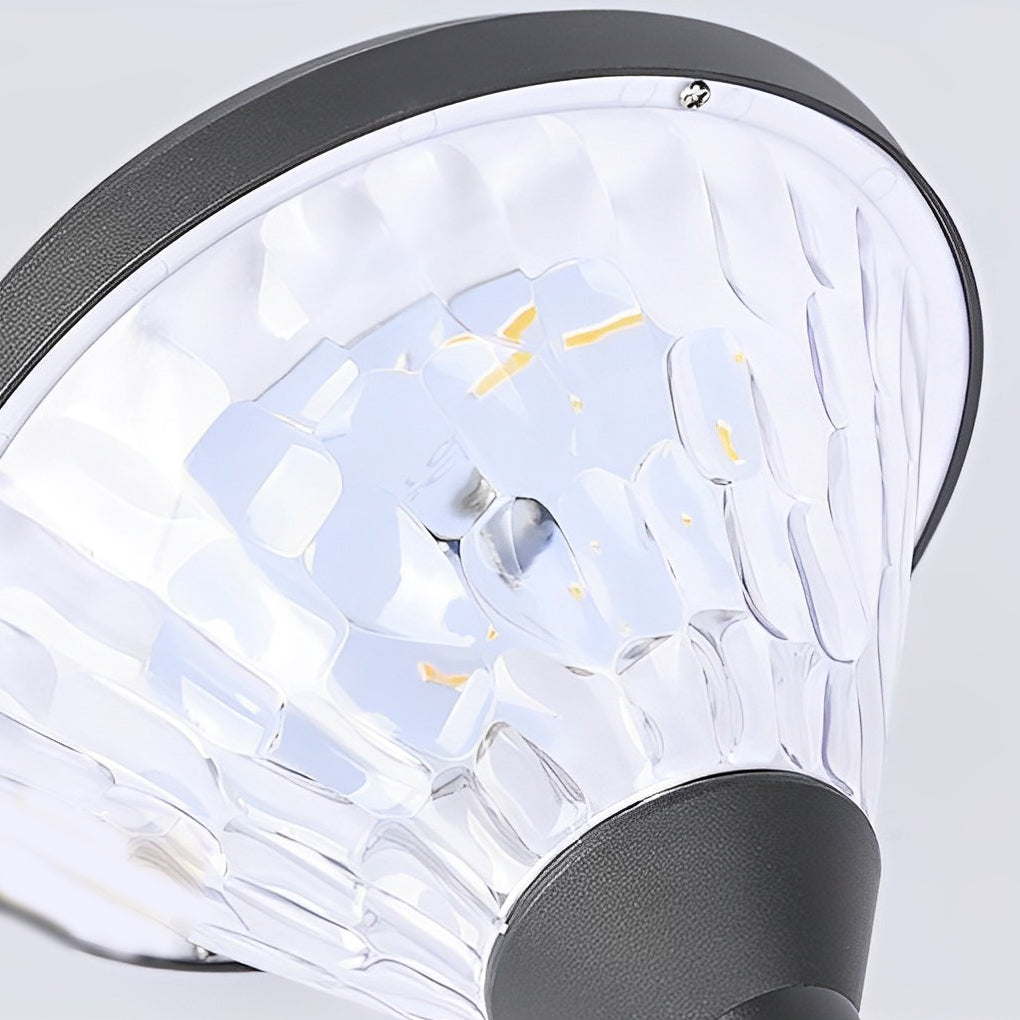 LumaGlow Solar Fence Post Light – Modern Gradient LED Outdoor Lantern