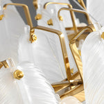 Glass Feathers Dining Room Light Ha098702