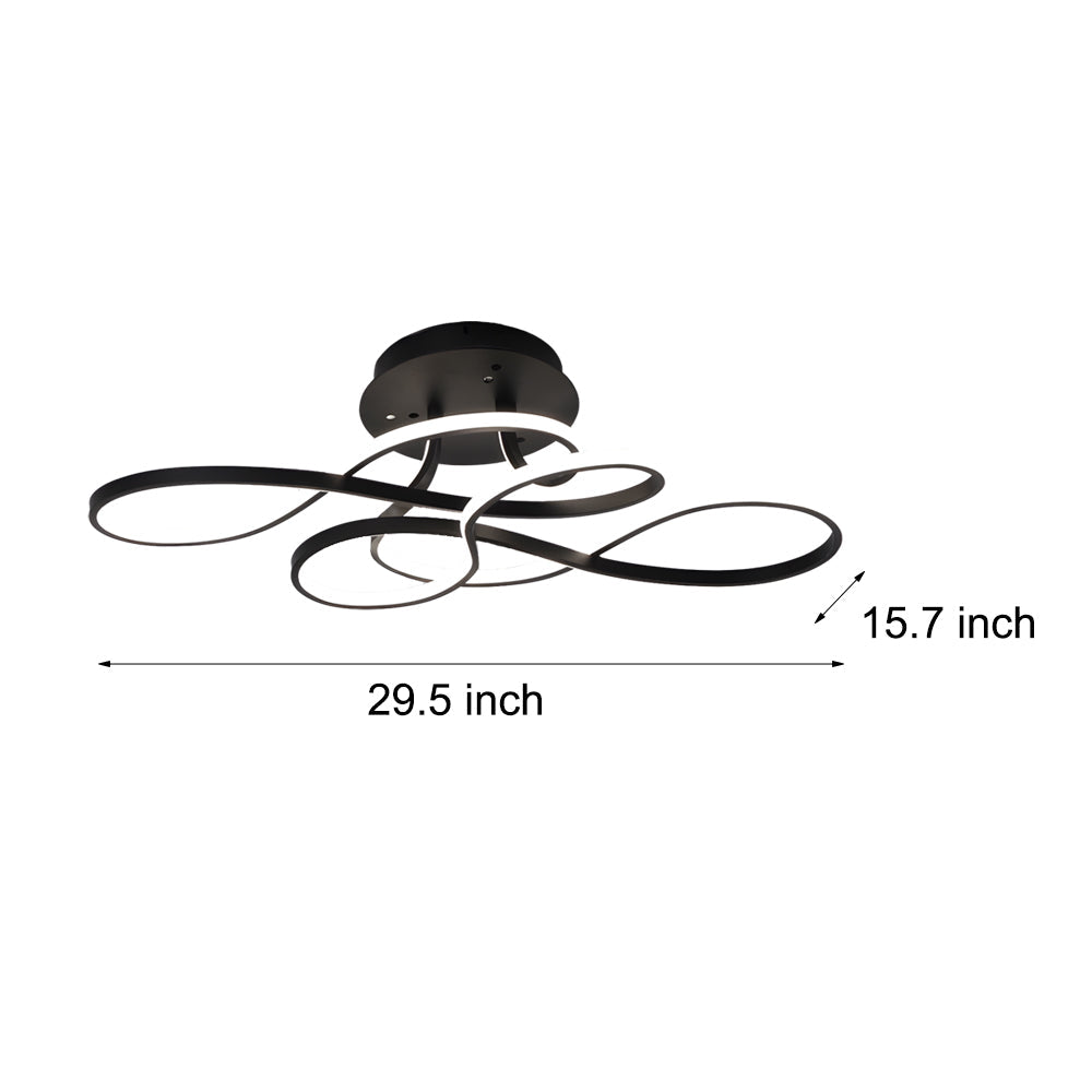 29 Music Notes Linear Led Ceiling Lights Fixture Ceiling Lamp