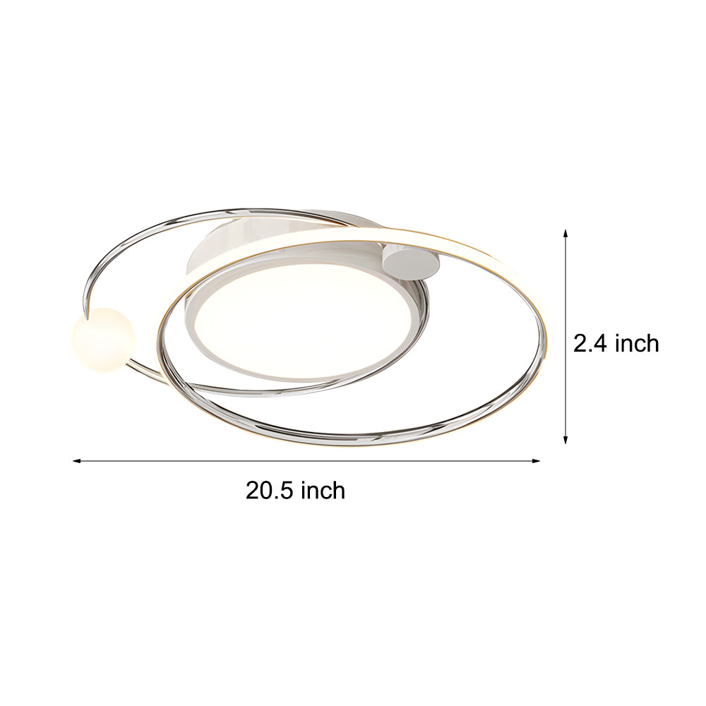 Dia 20 3 Step Dimming Nordic Led Ceiling Lights Dimmable With Remote
