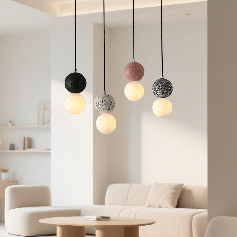 Nordic Modern Simple Terrazzo Chandelier