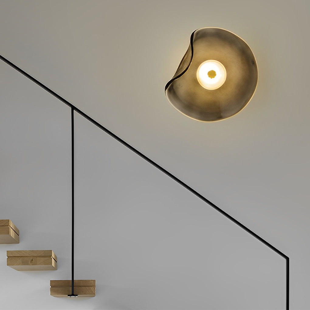Round Glass Postmodern Wall Lamp Li002253