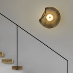 Round Glass Postmodern Wall Lamp Li002253