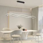 Long Waves Circular Design Pendant Light Li002069