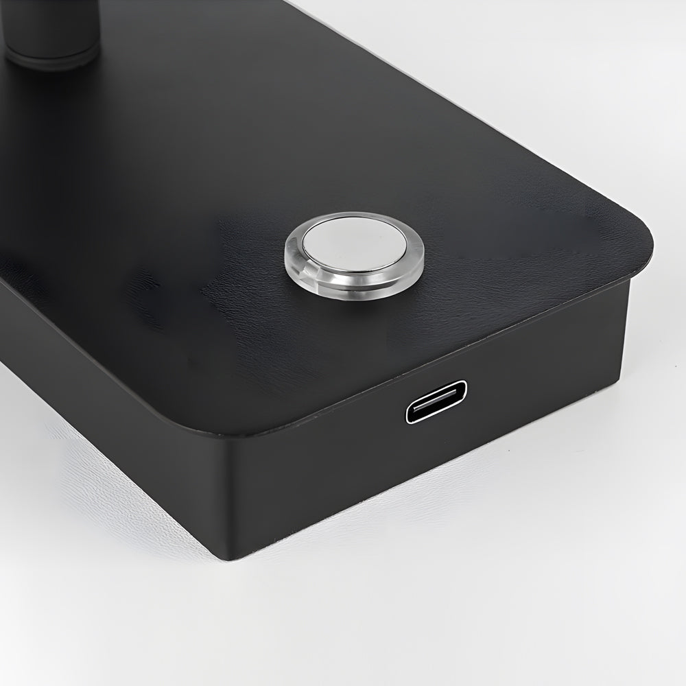 Usb Rotatable Magnetic Wall Light Bedside Spotlight