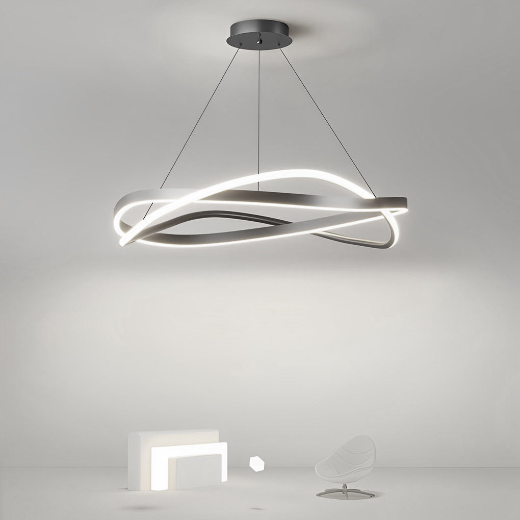 Circular Wave Nordic Chandelier Ha082328