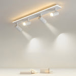 Recessed Adjustable LED Spotlight Fixture, Modern Aluminum Trim