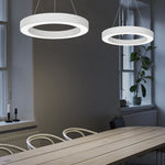 Round Ring Hanging Profile Light Suspended Office Led Pendant Light For Gyms