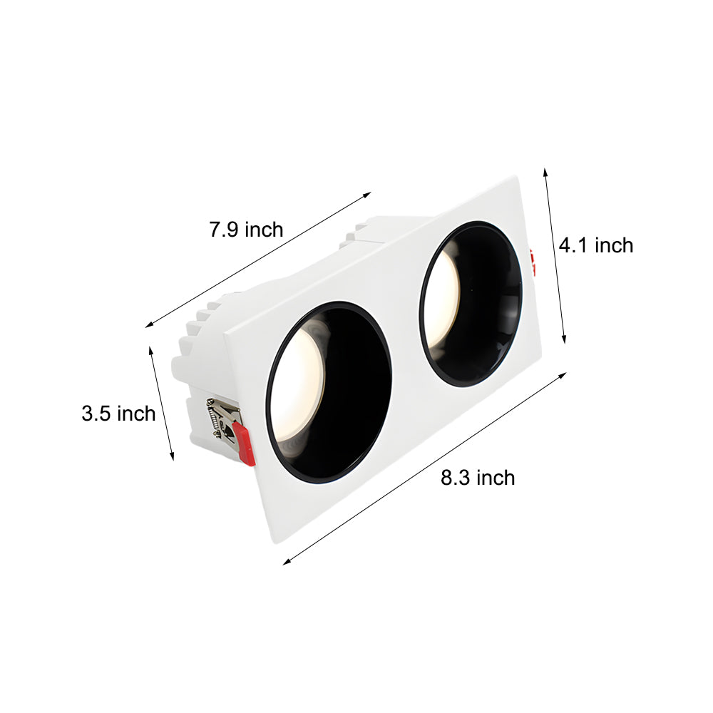 2 Head 10W Led Recessed Ceiling Downlight