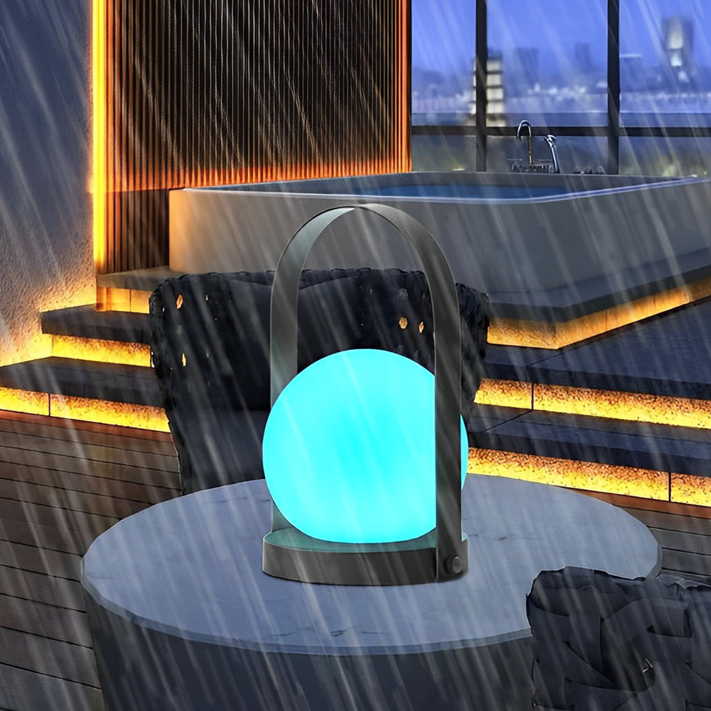 Opal Led Rgb Mini Global Table Lamp With Remote