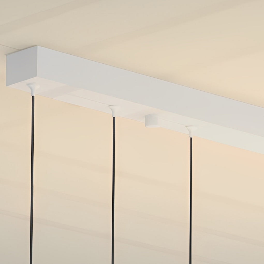 Square Led White Modern Pendant Light Ha083865