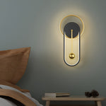 Creative Mute Clock Shaped Wall Lamp Li001948