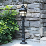 European Aluminum Post Lamp for Garden and Pathway Illumination