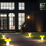Mushroom Solar LED Lawn Light – Waterproof Garden & Pathway Illumination