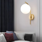 Ball Shaped Led Nordic Plug In Wall Sconce Lighting