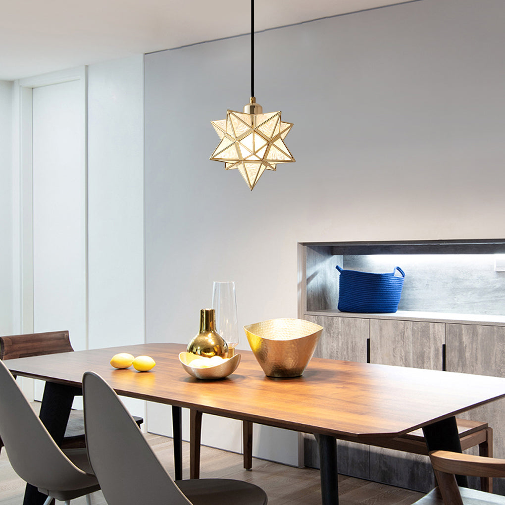 Five Pointed Star Pendant Light Ha091764