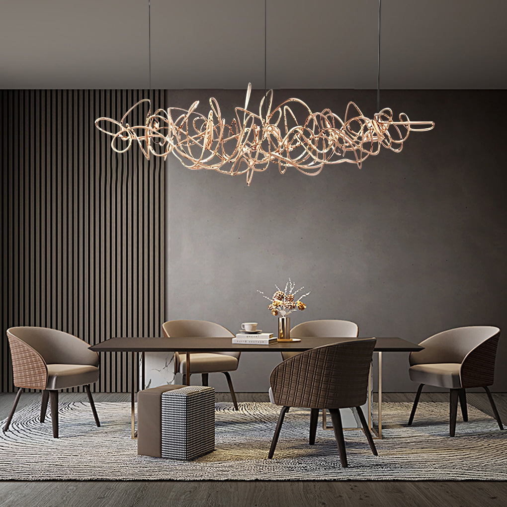 Irregular Led Chandelier Ha084934