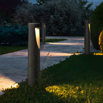Modern LED Bollard Path Light with Warm 3000K Glow for Courtyard and Garden