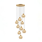 Shell Mini Pendant Light – Hand-Blown Glass & Brass