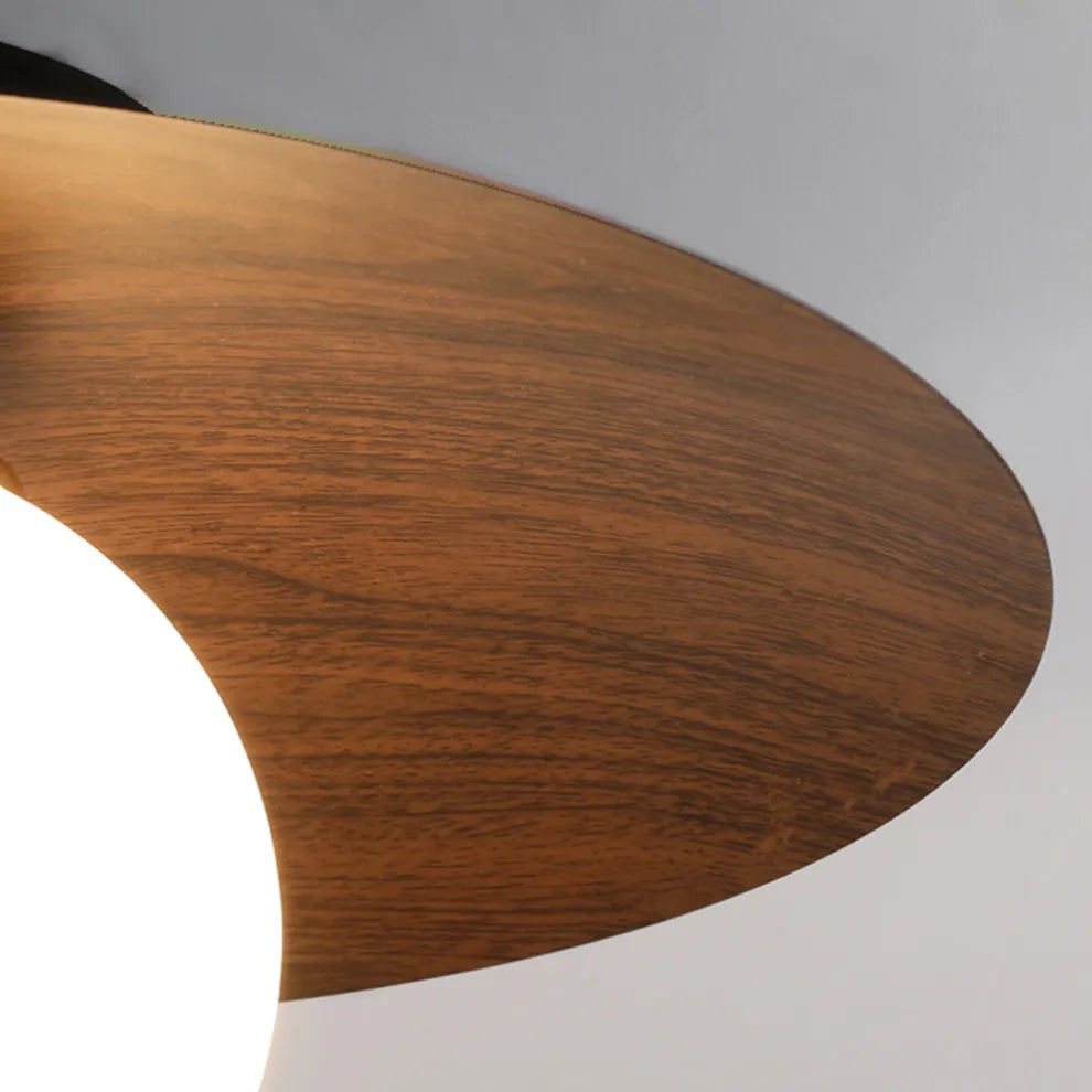 Minimalist Natural Timber Ceiling Lamp