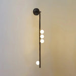 Elegant Brass Glass Wall Light