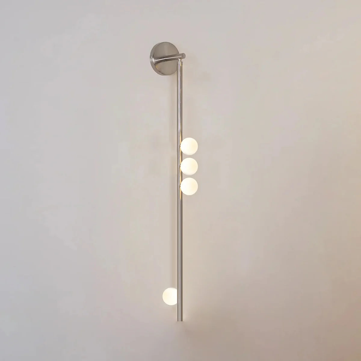 Elegant Brass Glass Wall Light