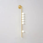 Elegant Brass Glass Wall Light