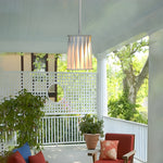 Semi Flush Outdoor Ceiling Light – Waterproof Aluminum LED Pendant