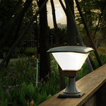 Modern Outdoor Bollard Light – Minimalist Black Garden Pathway Lamp