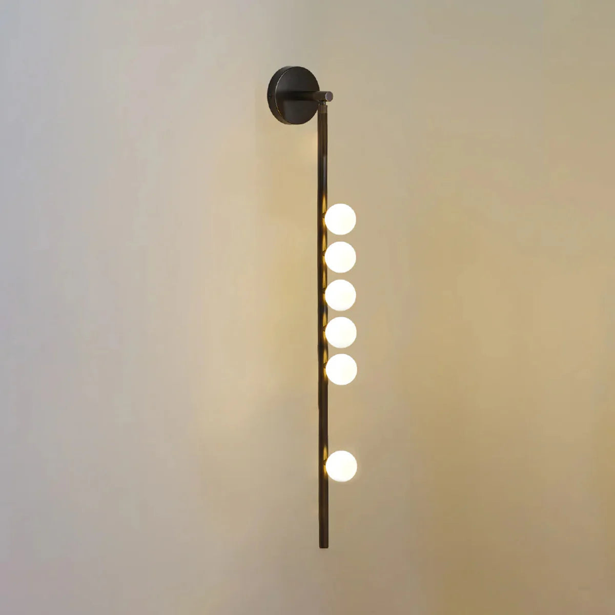 Elegant Brass Glass Wall Light