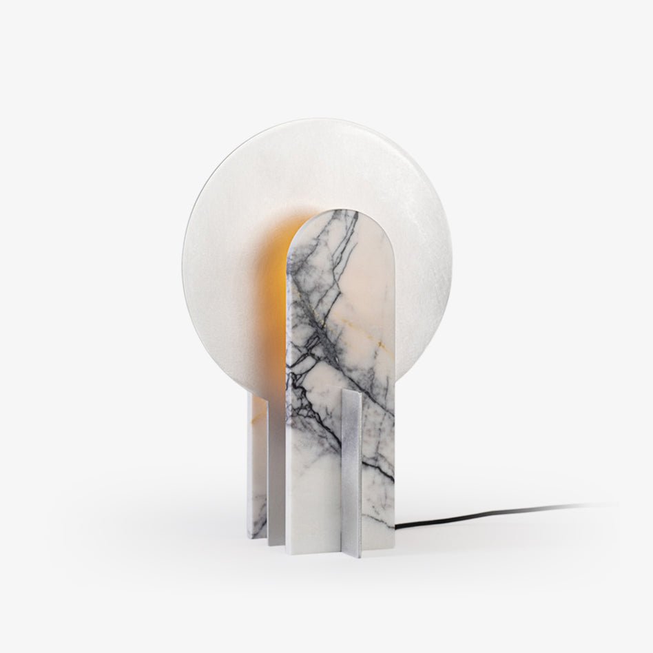 Arch Marble Table Lamp – Sculptural Natural Stone Accent Light