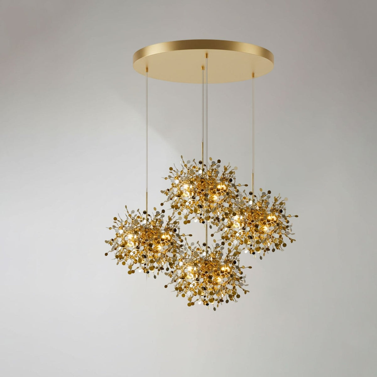 Luminex Modern Cloud Pendant Light – Designer Stainless Steel Chandelier