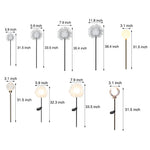 10Pcs Solar Dandelion Garden Lights Outdoor Pathway Light For Yard