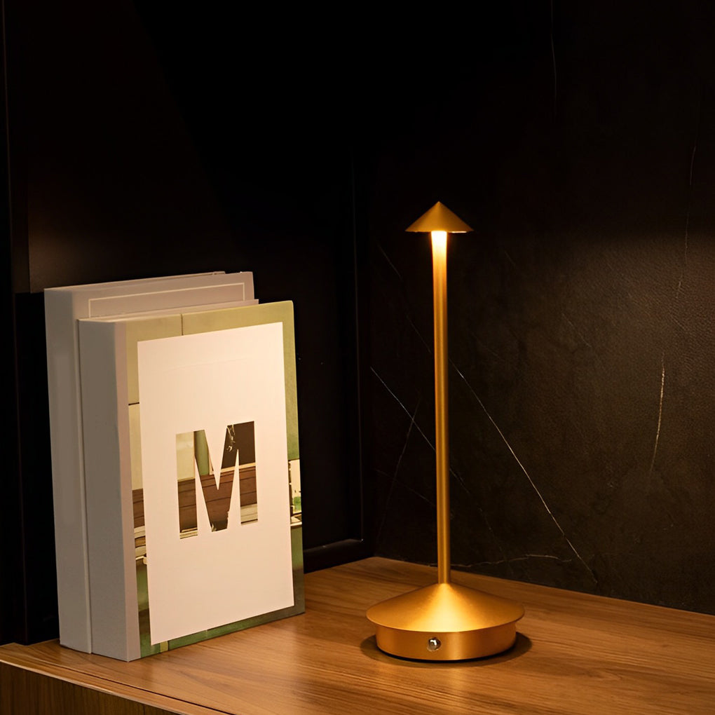Mini Triangle Led Table Lamp Dimmable