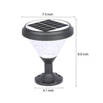 LumaGlow Solar Fence Post Light – Modern Gradient LED Outdoor Lantern
