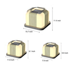 Square Solar Fence Post Light Ha093255