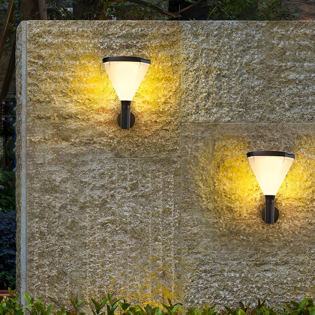 Geometric Outdoor Plug In Wall Lamp Li002041
