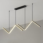 Wavy Linear Led Nordic Pendant Light Ha075738