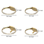 Round Ring Modern Ceiling Lights With Spotlights Ha098312