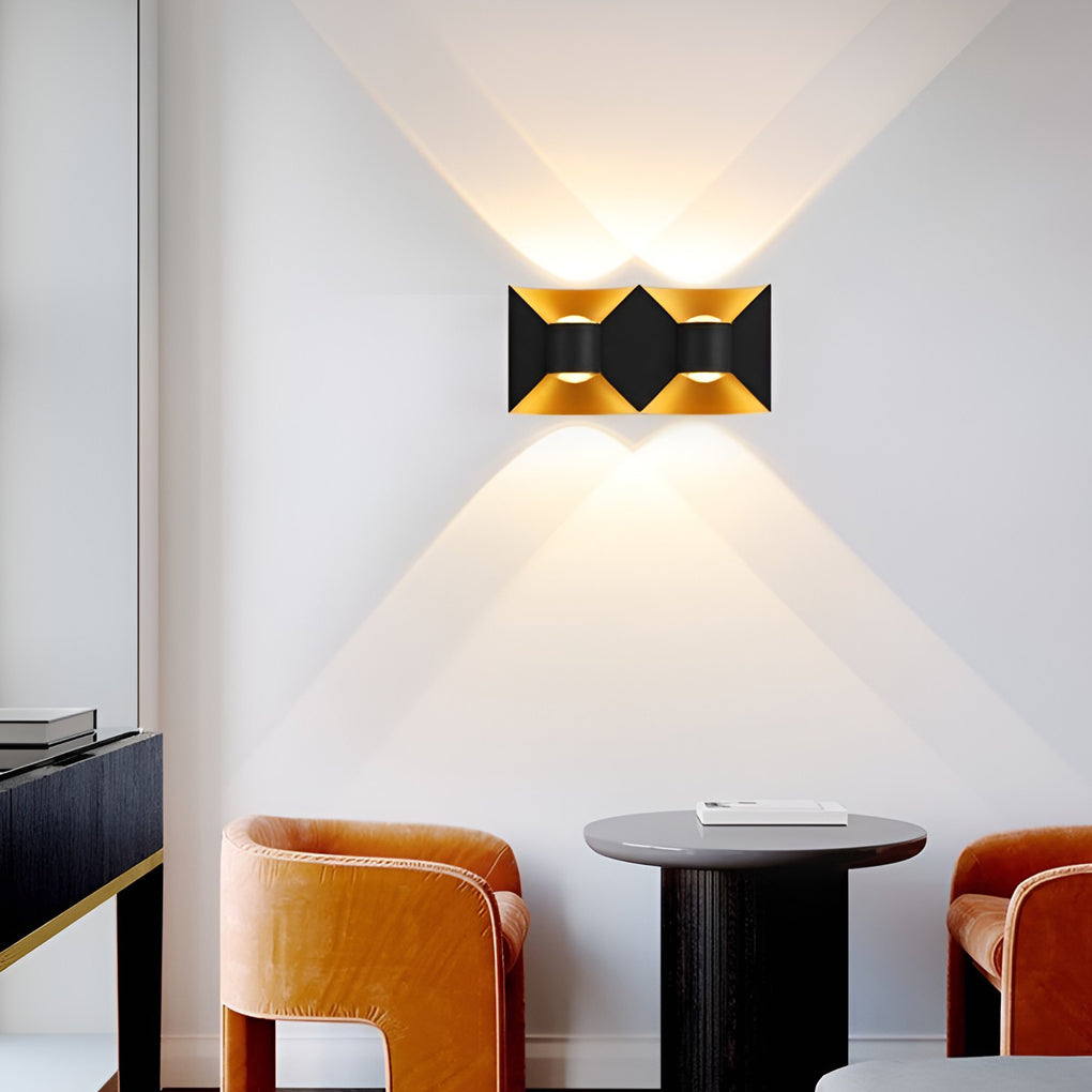 Square Up And Down Lights Led Waterproof Outdoor Sconces