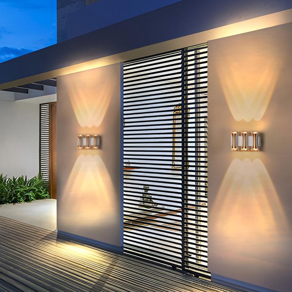 Up And Down Lights Led Modern Outdoor Wall Sconce