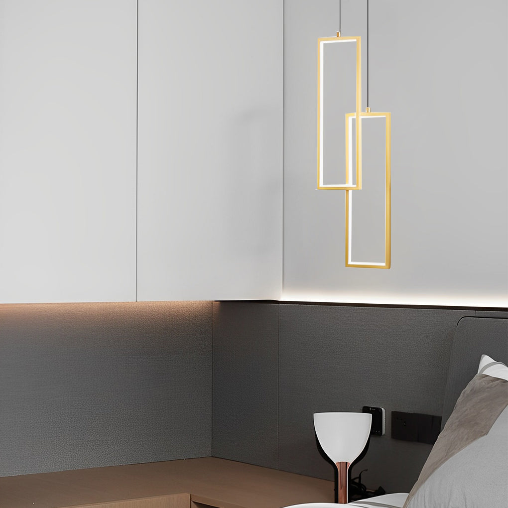 Mini Rectangular Pendant Light Ha082599