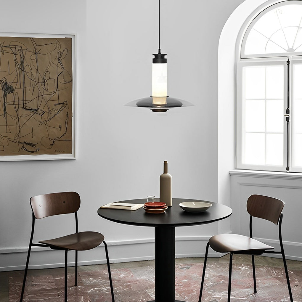 Round Glass Led Modern Pendant Light Li002254