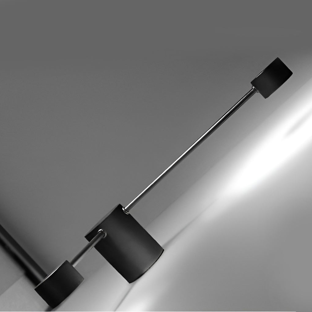 Line Led Black Nordic Wall Art Light