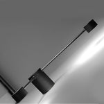 Line Led Black Nordic Wall Art Light